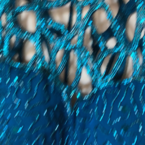 Sequin prom / wedding formal  gown by Scala - Picture 2 of 12